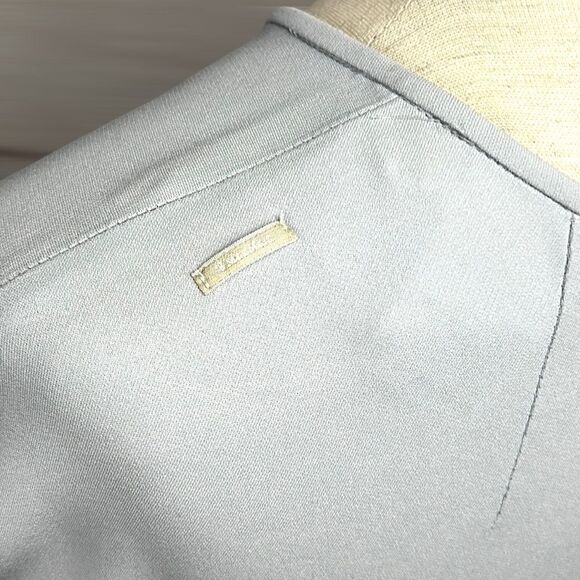 S MaxMara Lush Shift Dress with Pockets Light Lavender Gray Short Sleeve US 6 - Picture 10 of 12